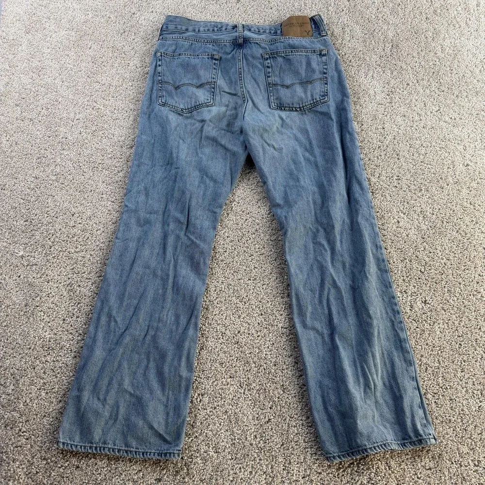 American Eagle Original Boot Jeans Mens 33x32 Medium Wash Blue Denim Bootcut